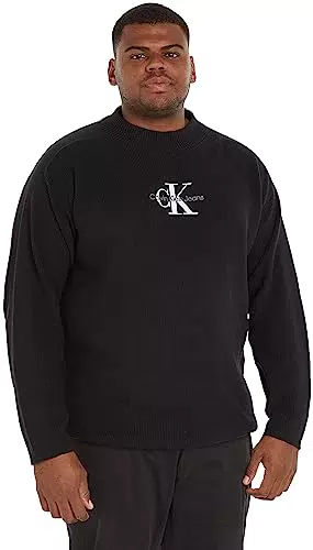 Calvin Klein Jeans Pullover Uomo Monologo in Maglia