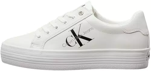 Calvin Klein Jeans Sneakers Vulcanizzate Flatform Lace-Up Donna