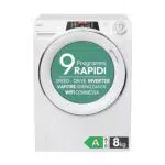 Candy RapidÓ RO 1486DWMCT1-S - Lavatrice a carica frontale, 1400 giri, Classe A