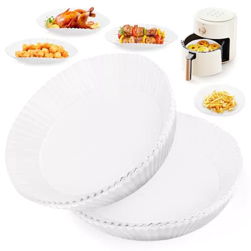 Brand: Carta Forno per Friggitrice ad Aria - Carta Pergamena Food-Grade Antiaderente