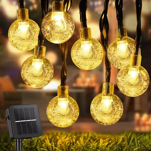 Catena Luminosa Solare da Giardino IP65 Impermeabile per Esterno e Matrimonio