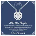 CheersLife Collana Cuore Magnetico in Argento per Anniversario e Regali Speciali