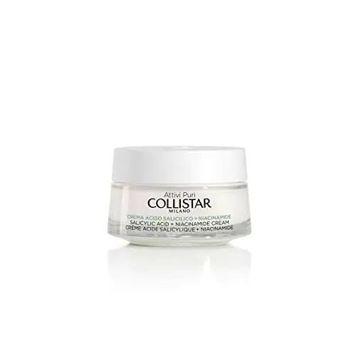 Collistar Crema Viso Attivi Puri Acido Salicilico e Niacinamide Anti-Imperfezioni