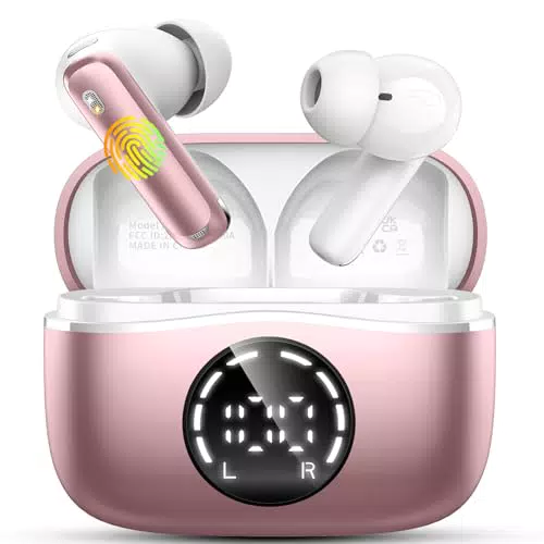 Cuffie Bluetooth HiFi 5.4 Wireless con Cancellazione Rumore e Impermeabilità IP7