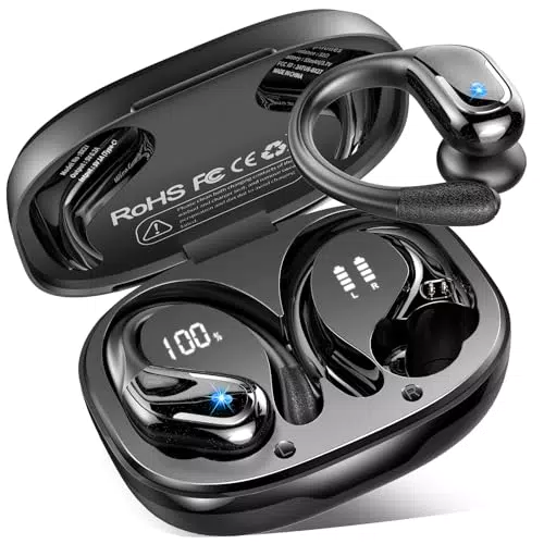 Cuffie Bluetooth Sport con 4 Microfoni ENC, Antirumore e Impermeabili IP7