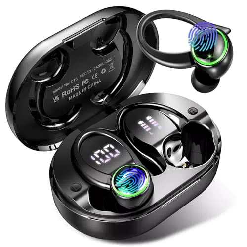 Cuffie Bluetooth Sport HiFi Stereo con Cancellazione Rumore e Impermeabilità IP7