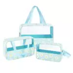 DAMILY Borsa Da Toilette Impermeabile, Beauty Case Da Viaggio Portatile