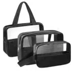 DAMILY Set di Borse Trasparenti per Cosmetici da Viaggio Impermeabili in PVC