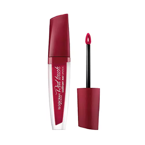 Deborah Milano - Red Touch Lipstick Rossetto Liquido Matte, No Transfer, Labbra Morbide
