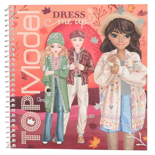 Depesche TOPModel Cosy-Libro per Creazione di Outfit con Adesivi