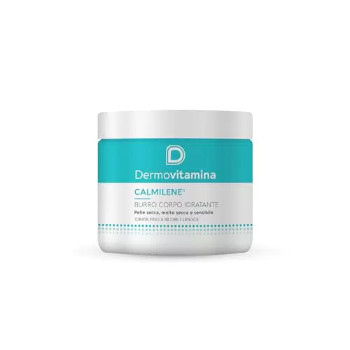 Dermovitamina Burro Corpo Idratante - Crema per Pelle Secca e Sensibile