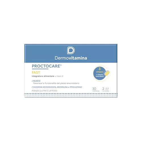 Dermovitamina Proctocare Fast - Integratore per Emorroidi e Gambe Pesanti