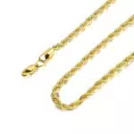Diamday Collana Intrecciata in Acciaio Inossidabile per Uomo e Donna - 4MM