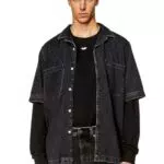 Diesel D-PAROSHORT Camicia Uomo Elegante e Versatile per Ogni Occasione