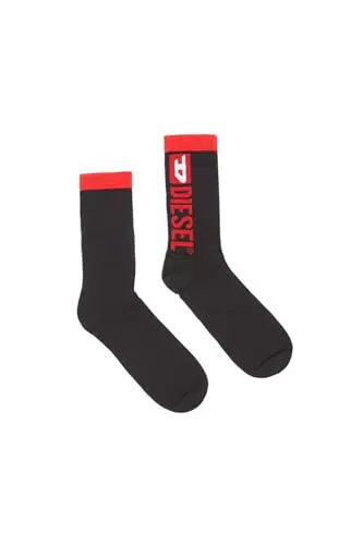 Diesel Skm-ray-threepack, Calzini Uomo, Nero, S Tall