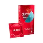 Durex SuperSottile Vestibilità Aderente Preservativi Sottili