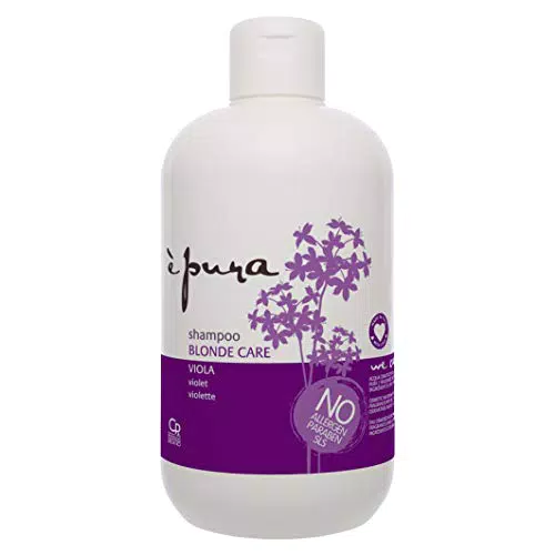 È Pura Shampoo Blonde Care Trattamento Antigiallo per Capelli Biondi