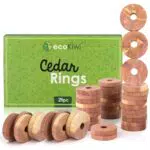 ecoKiwi Antitarme in Legno di Cedro per Armadi e Cassetti - 100% Naturale
