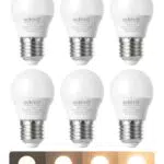 EDISHINE Lampadina LED E27 Dimmerabile P45 4,8W Sostituzione 40W Incandescenza