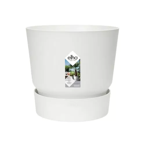 Elho Greenville Round 16 - Vaso per Esterno Ø 16 x H 15.3 cm