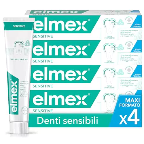 Elmex Dentifricio Sensitive - Protezione Gengive e Sollievo per Denti Sensibili