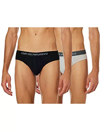 Emporio Armani Brief in Cotone Puro per Uomo