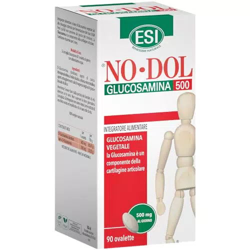 ESI No-Dol Glucosamina 500 - Integratore per Tessuti Connettivi e Cartilagini