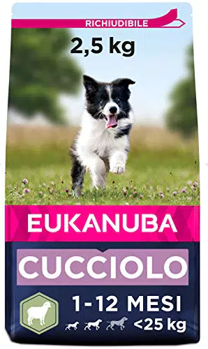 Eukanuba Cibo Secco per Cuccioli - Ricco di Agnello e Riso