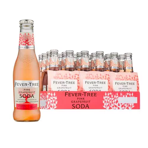 Fever-Tree Pink Grapefruit Soda con Aromi Naturali e Ingredienti Freschi