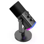 FIFINE Microfono Dinamico USB XLR per PC, Mac e Console - Streaming e Podcasting