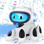 Fileeyn Robot Giocattolo Intelligente per Bambini con Luci e Musica