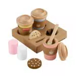 Fisher-Price Set Pausa Caffè in Legno - Giocattolo per Bambini 3+ Anni, HXT85