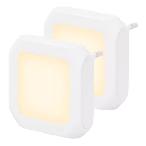 Focenat Luce Notturna LED con Sensore di Luce e Luminosità Regolabile
