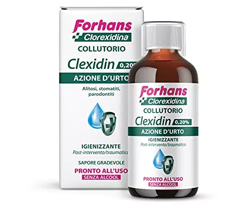 Forhans Collutorio Antisettico Clorhexidina Clexidin 0.20% Gusto Gradevole