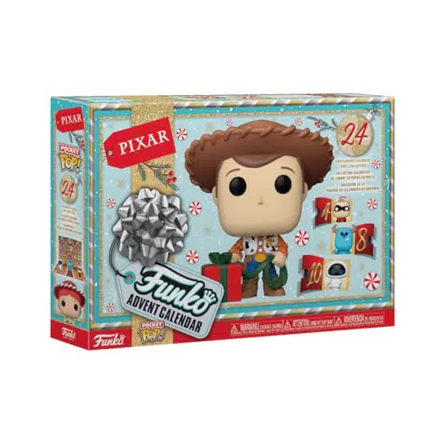 Funko Advent Calendar Pixar 2024 - Mini Figure da Collezione - Idea Regalo Natale