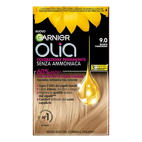 Garnier Olia Tinta Capelli Permanente Senza Ammoniaca con Oli Naturali Vegani