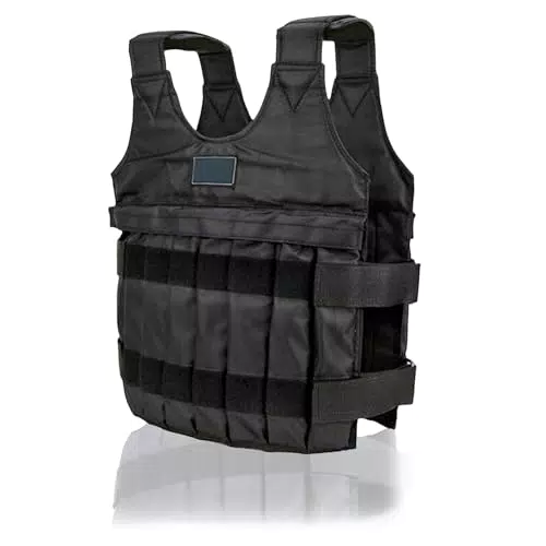 Gilet Pesi Regolabile per Allenamento - Giubbotto Zavorrato Oxford Resistente