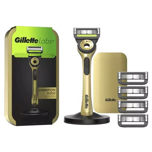 Gillette Labs Rasoio da Uomo con Barra Integrata e Base Magnetica