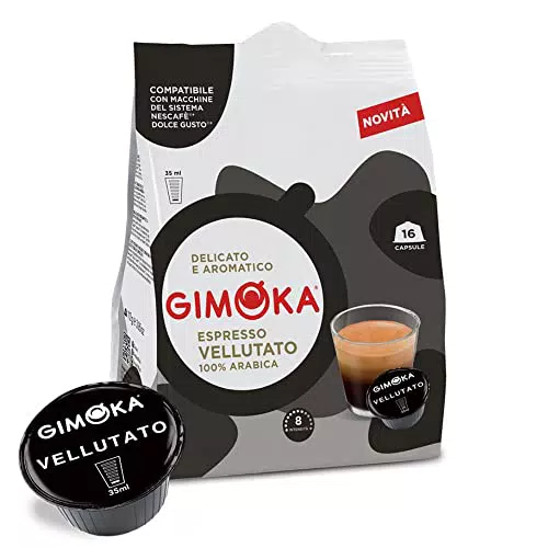 Gimoka Capsule Compatibili Nescafé® Dolce Gusto® - Gusto Vellutato 100% Arabica