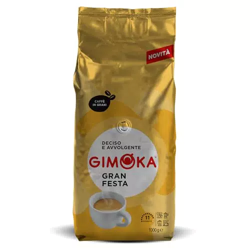 Gimoka Miscela Gran Festa Caffè in Grani 1 Kg - Sconti e Offerte Esclusive