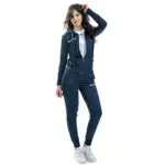 GIVOVA TUTA LADY BLU/GIALLO FLUO