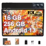 GOODTEL Tablet Android 13 Octa Core 11 16GB RAM 256GB ROM 5G WiFi 8600mAh