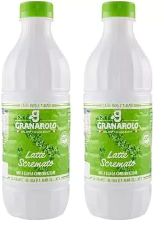 Granarolo Latte UHT Scremato 100% Italiano, Solo 0,1g di Grassi per 100ml