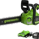 Greenworks GD24CS30K4 Motosega a Batteria 30cm, Motore Brushless, 24V 4Ah