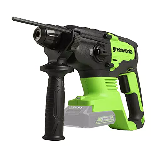 Greenworks GD24SDS2 Trapano a Percussione SDS a Batteria, Motore Brushless 24V