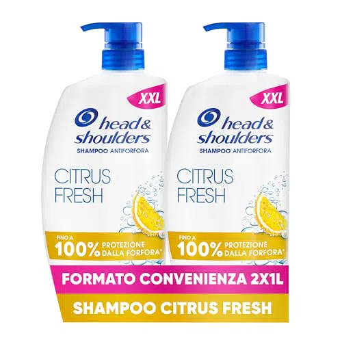 Head & Shoulders Shampoo Antiforfora Citrus Fresh - Formato Maxi Convenienza