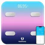 Healthkeep Bilancia Pesa Persona Impedenzimetro WiFi e Bluetooth con App Inclusa