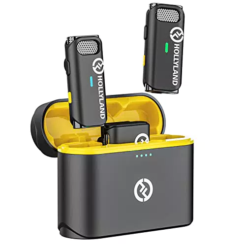 Hollyland Lark M1 Microfono Wireless Lavalier per iPhone e DSLR Video Recording