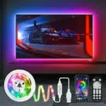 HUEMIHUI Striscia LED Retroilluminazione per TV 55-70 pollici con Controllo APP