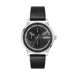 HUGO Orologio Analogico Multifunzione al Quarzo da Uomo Collezione STAMP MULTI